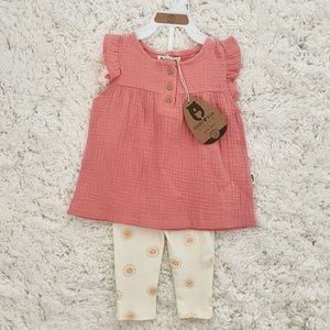 NWT Rabbit Bear 2 Piece set - sun pants 6-9 months